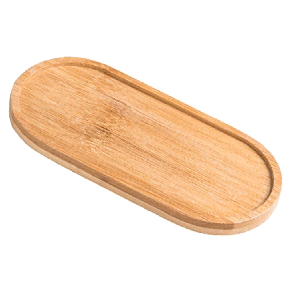 Rectangle Bamboo Wood Tray Bamboo Saucer Wood Serving Plate Dish Solid Bamboo Serving Tray Cup Coasters Display