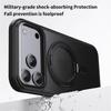 For iPhone 17 Pro Max Case Compatible with MagSafe TPU+Acrylic+Metal Kickstand Matte Phone Cover
