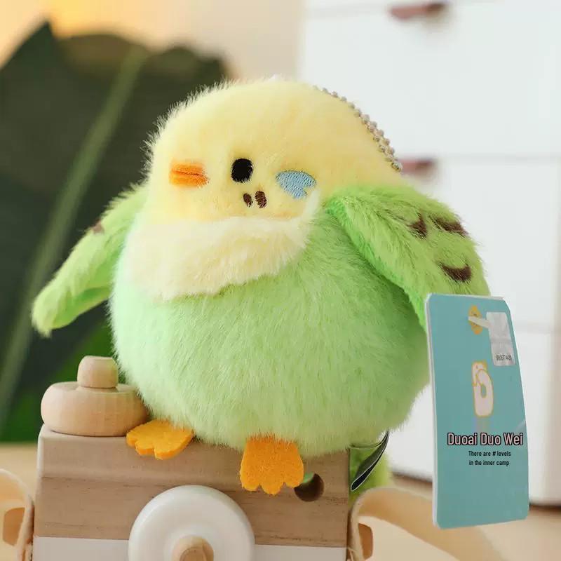 Flying Birds Plush Series: Cute Cartoon Parrot Figurines, Plush Toys, Pendants & Ornaments - Ideal Birthday Gifts