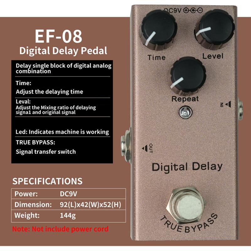 Guitar Stompbox Essential Series: Vintage Overdrive, Us Dream, Classic Chorus, Tremolo, Analog/Digital Delay, Ultimate Drive