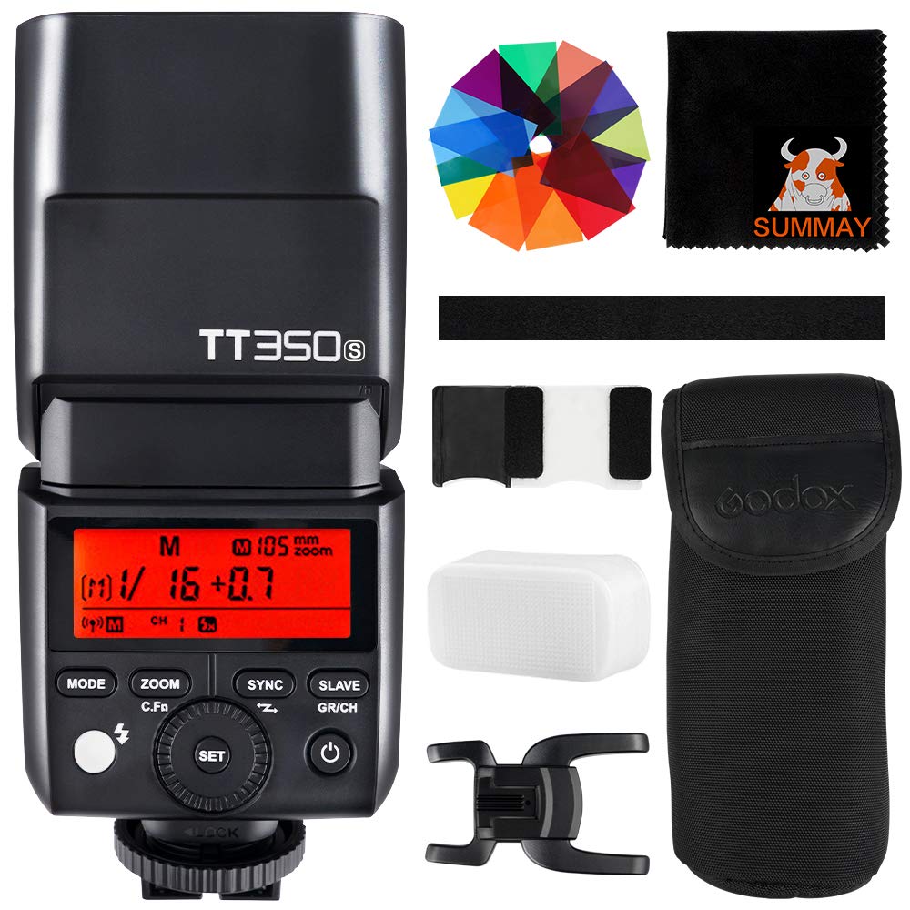 Авторизованный дилер Японская инструкция GODOX TT350S Sony TTL Синхронизация Мини Совместим с цифровыми камерами Sony RX10 [Godox и в комплекте] Крепление на клипсе