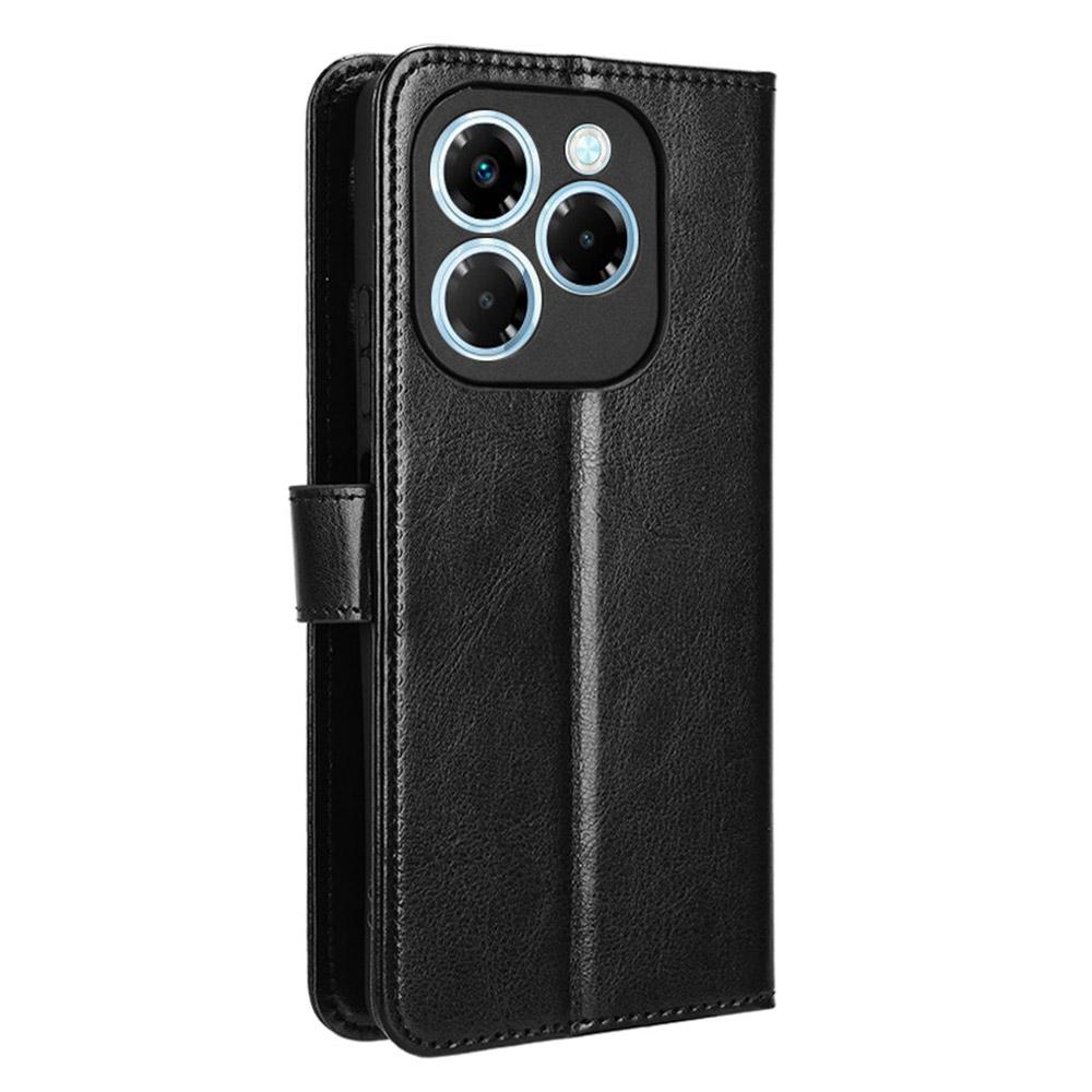 For Infinix Note 40X 5G X6838 Case Crazy Horse Texture PU Leather Phone Wallet Cover