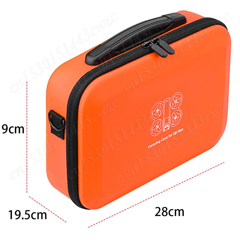 Carrying Box Case for DJI NEO Drones Controller Accessories PU Leather Hard Travel Storage Bag Shockproof Protective Travel Case