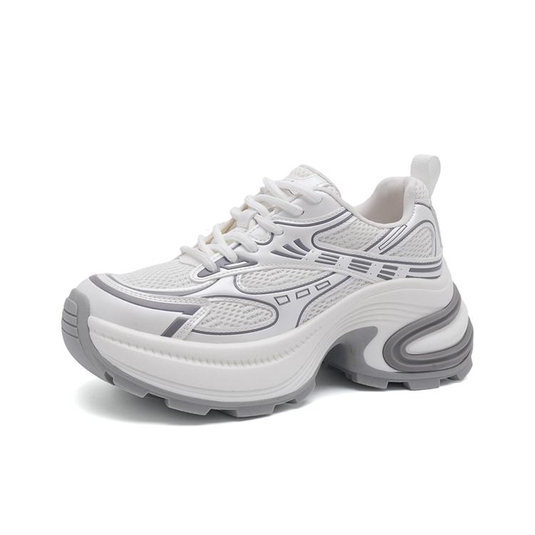 College Style Age Reducing Dad Shoes: Summer Comfortable and Versatile Mesh Shoes, Thick Soled Women's Casual Shoes