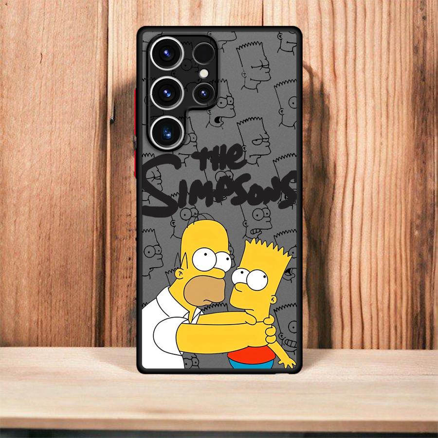 The Simpsons Family Phone case for Samsung Galaxy S9 S10 Plus S20 S21 S22 S23 S24 S25 Plus Ultra FE fundas case