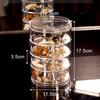 Case Multilayer Jewelry Box Ring Holder Storage Case Rotate Jewelry Boxes Ring Box Earring Storage
