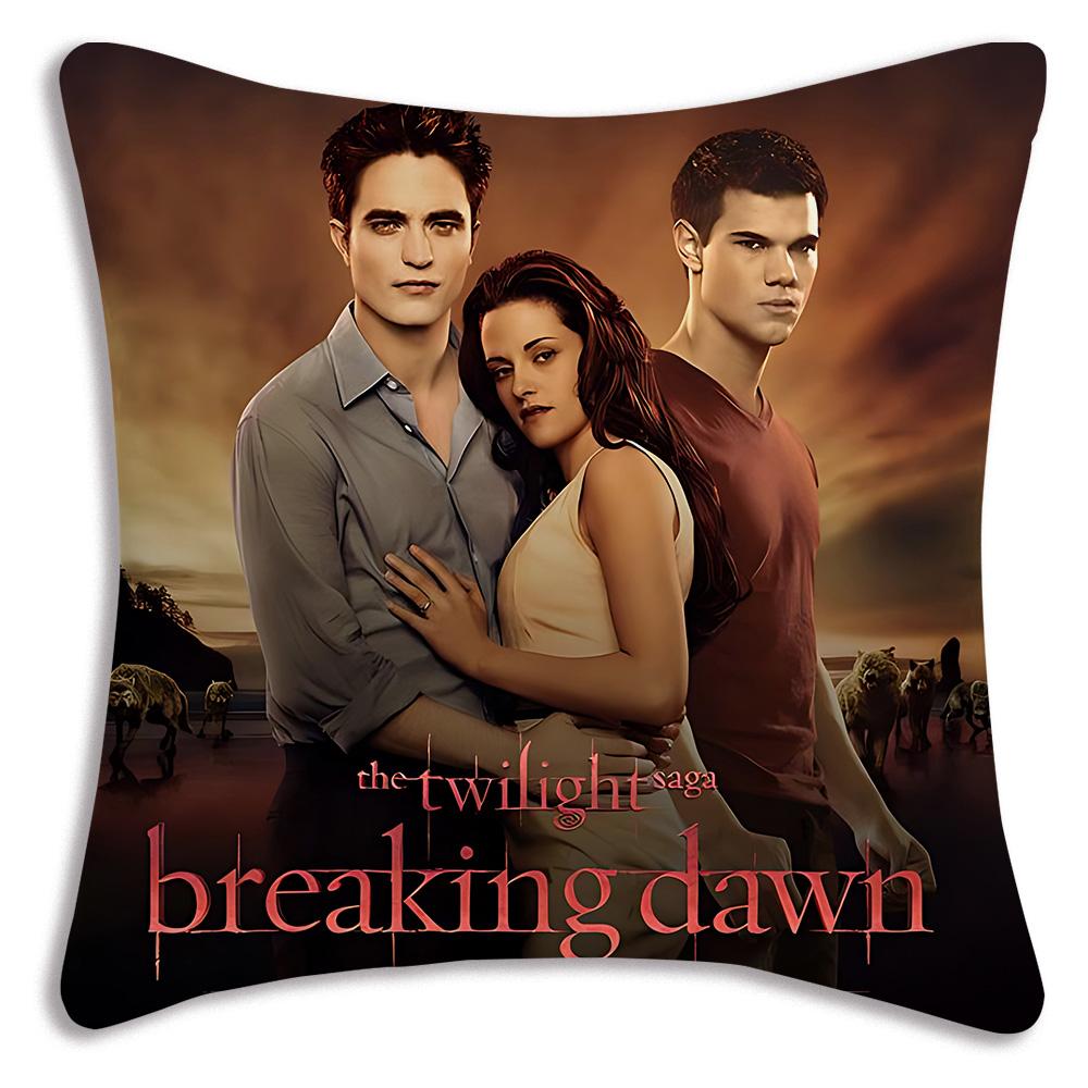 Classic Movie For Twilights Pillow Covers Cartoon Sofa Decorative Home Double-sided Printing Short Plush Cute Cushion Cover