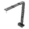 Fish Tank Light Stand Aluminum Alloy Adjustable Height High Stability Reptile Lamp Stand for Aquariums Black