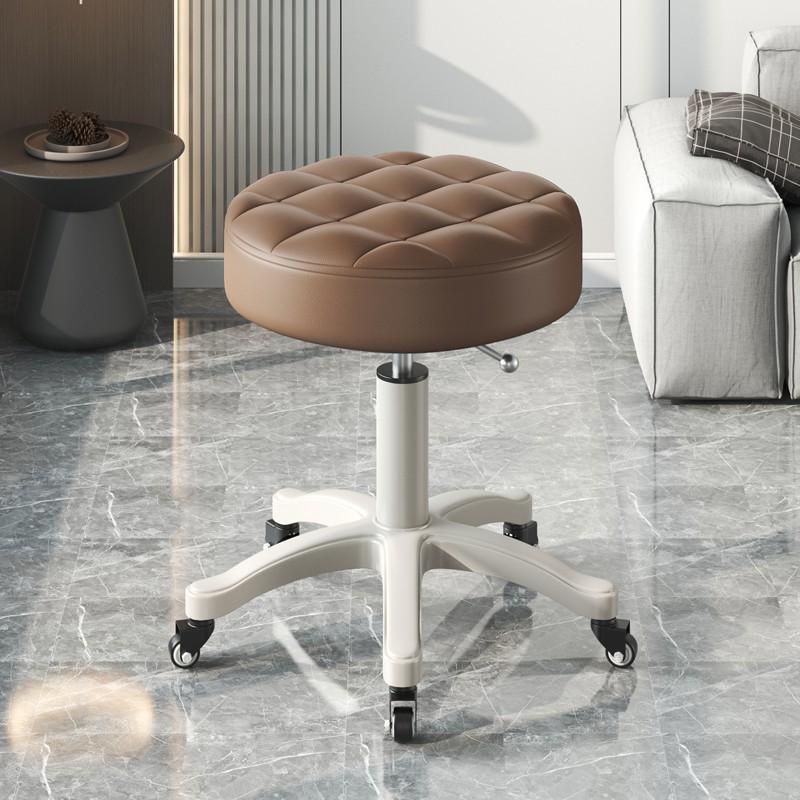 Height-Adjustable Rotating Salon Chair for Beauty, Barber, or Nail Art