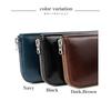 [L.Venue] Cordovan wallet Shinki Leather tochigi leather long wallet long wallet round zip genuine leather leather made in Japan Leather Venue