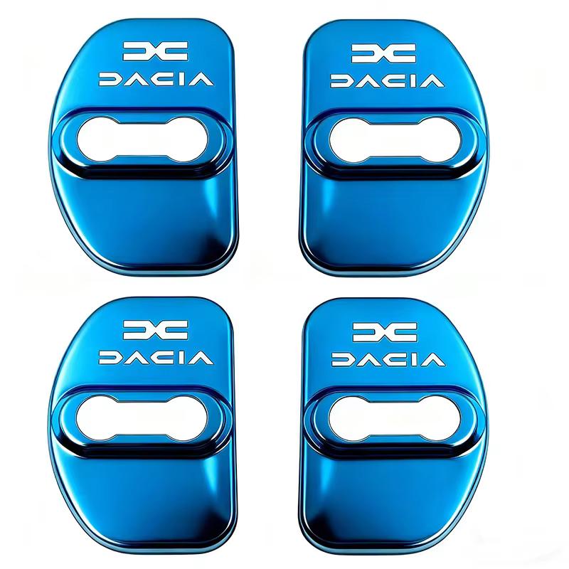 Acier Inoxydable 4 Pièces Style Voiture Boucle de Verrouillage de Porte Cache Protecteur Pour Dacia Bigster Spring Duster Sandero Jogger Dokker Lodgy