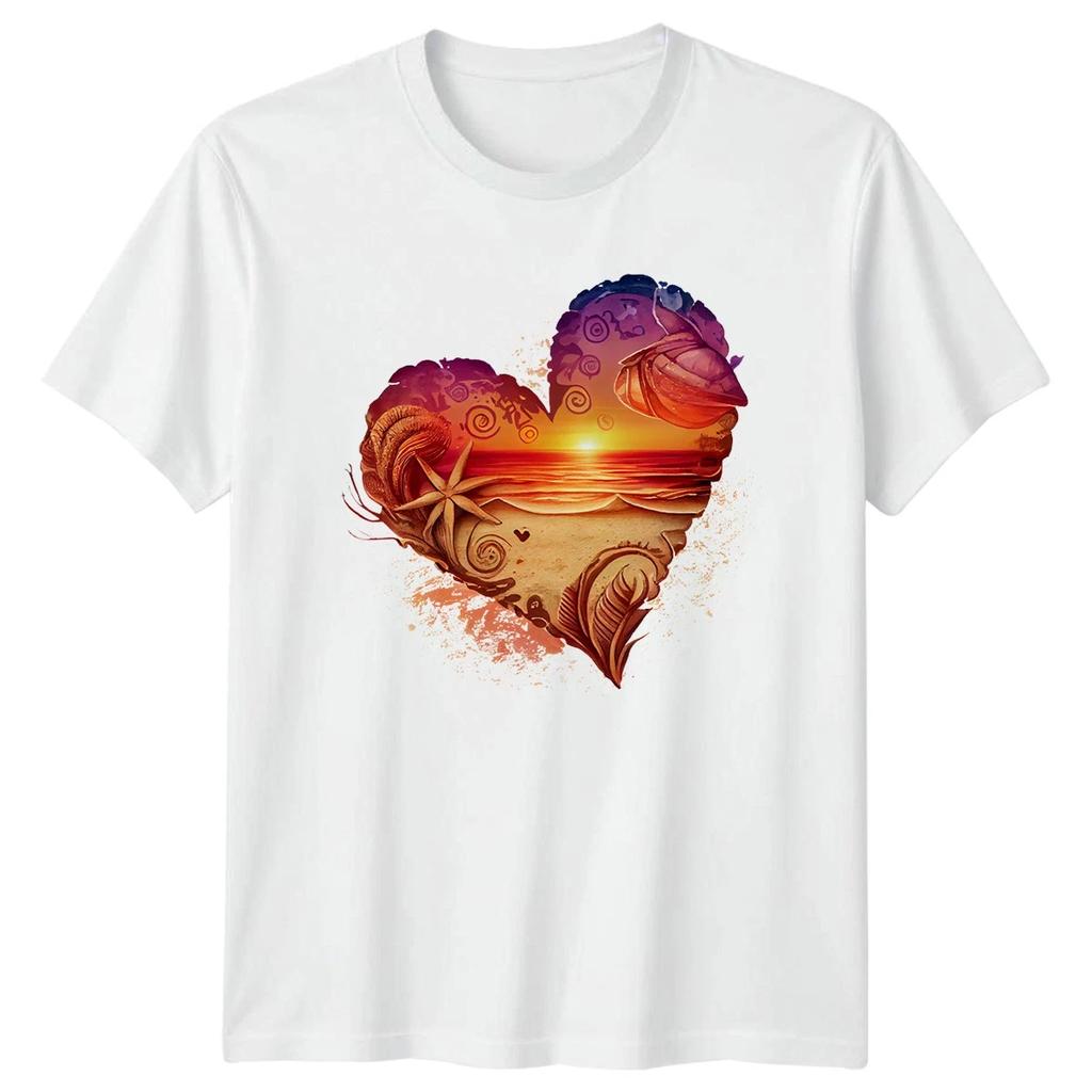 My Heart Belongs To The Ocean T-Shirt Beach Lover Coastal Gift For Him And Her