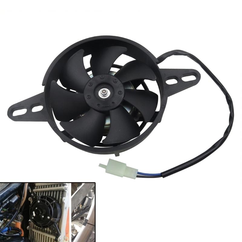 Powerful 3500RPM Motorcycle Radiator Fan With 12V 3500RPM For ATV Dirt Bikes 150cc To 250cc Improves Cooling System