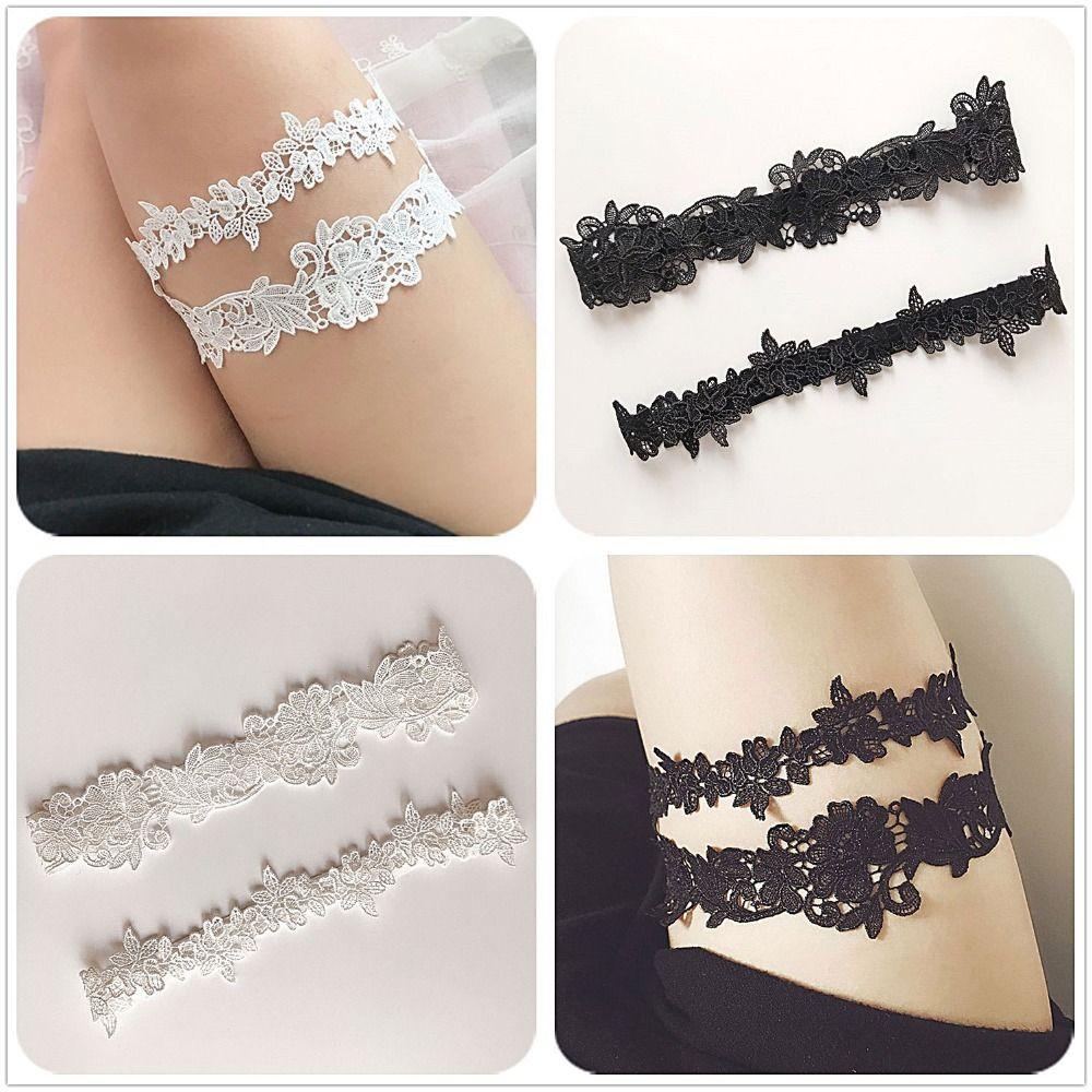 Bowknot Women Thigh Garter Lace Wedding Lace Garter New Leg Loop  Women Girls