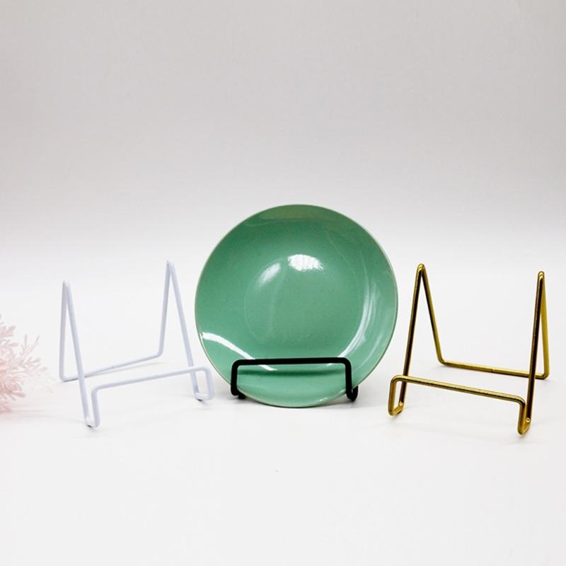 Modern Iron Shelf for Desk Organization Multifunctional Space Saving Designs Small Plate Holder Office Supplies