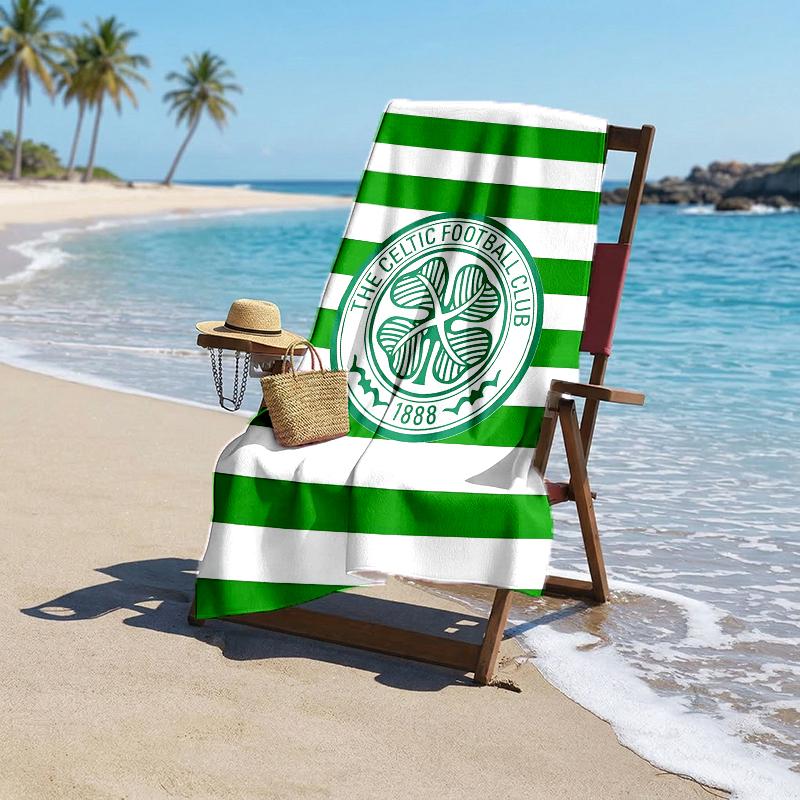 Celtic Fc Fashion Beach Towel: Ideal for Summer Adventures Soft, absorbent and quick drying suitable for swimming and bathing