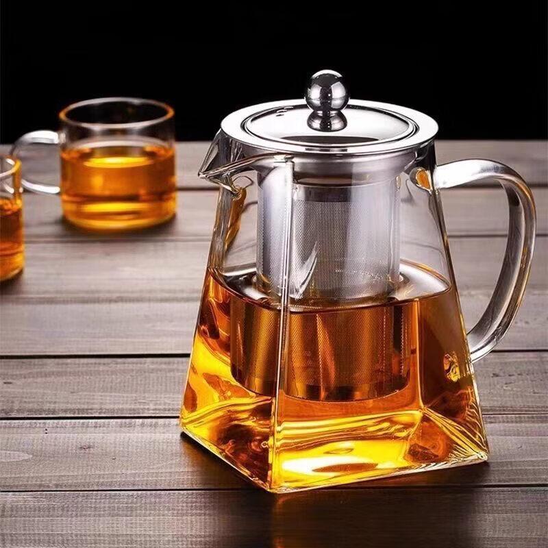 ZISIZ Heat-Resistant Glass Teapot