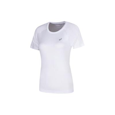 Logo Round Neck Pullover Sports Short Sleeve Raglan T-Shirt Women T-Shirt White 2012C697-100