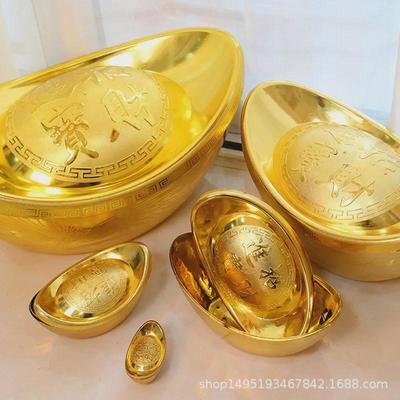 Gold Ingots Simulation & Props: New Year Candy Box, Spring Festival Décor, Wealth-Attracting Wedding Ornaments