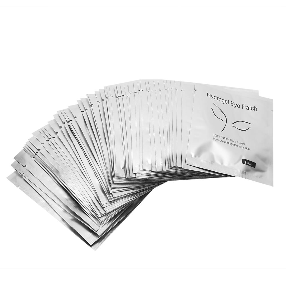 

50 Pairs Eyelash Pads Lashes Extension Moisturizing Grafting Eyelash Eye Patches Stickers