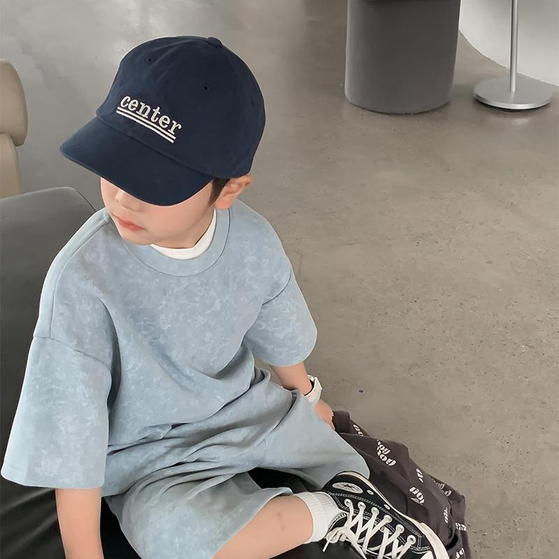 Boys Clothing Set Korean Loose Shirts+shorts 2pcs/set Sport Suits for Kids Teenager Tracksuits Casual Baby Outfits Clothes