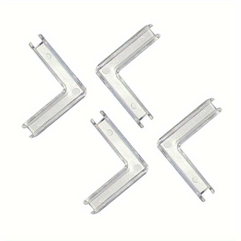 

2 шт./4 шт./6 шт. Пластикова пряжка для фону 4*4 см - Прозора невидима пряжка Реквізит для фотостудії Фотофон 4pcs