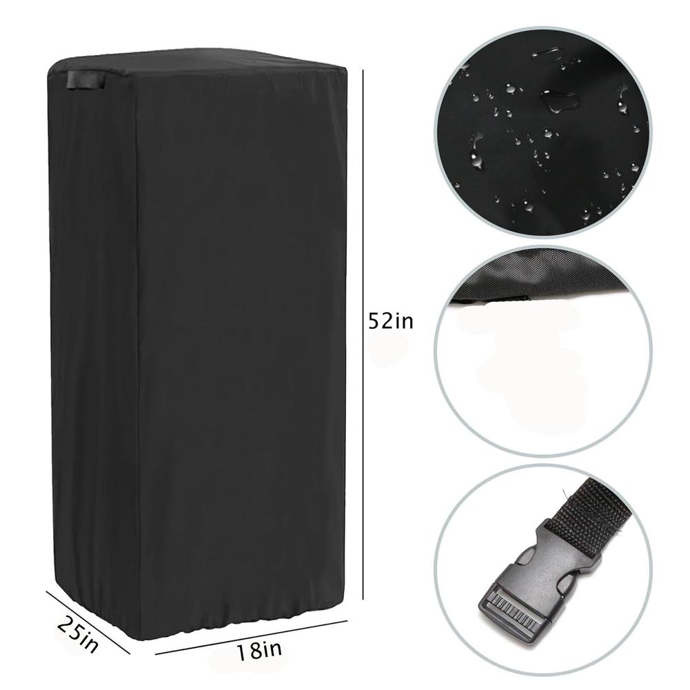 1PC Popcorn Machine Protection Cover*1 63.5*46*132cm 420D Long-lasting Popcorn Machine Cover Waterproof & UV-Resistant Covers
