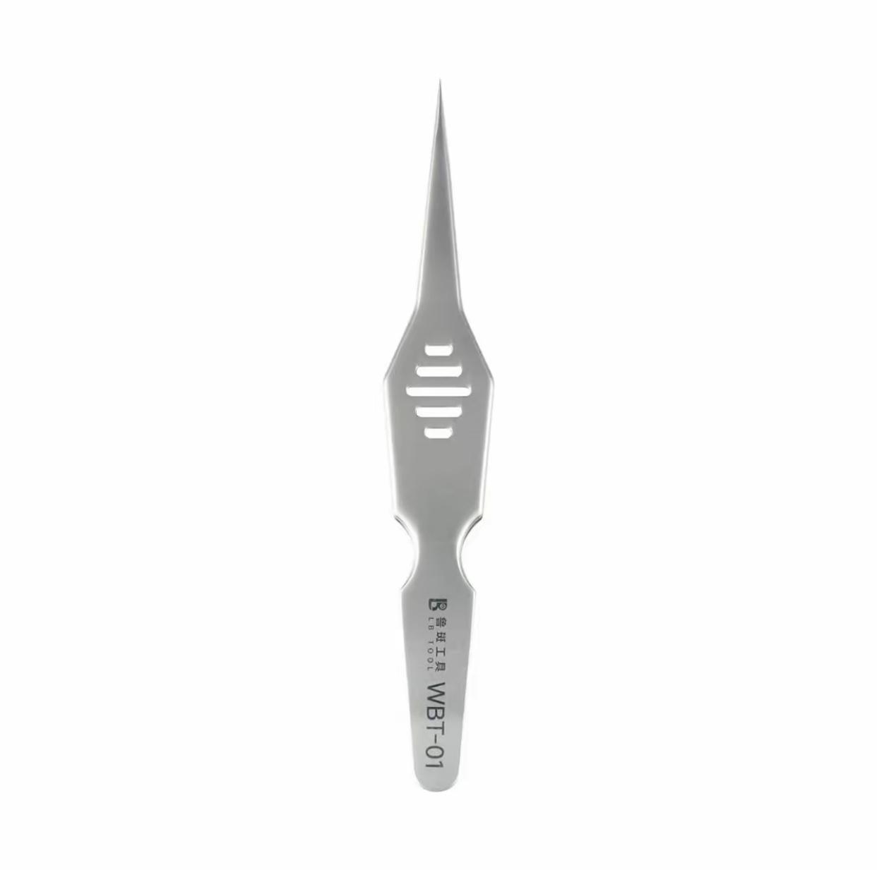 

L B Tools WBT-01 Wide Body Tweezers High Precision Stainless Steel Extra Hard Fine Tip Clips Repair Precision Repair Tools красный