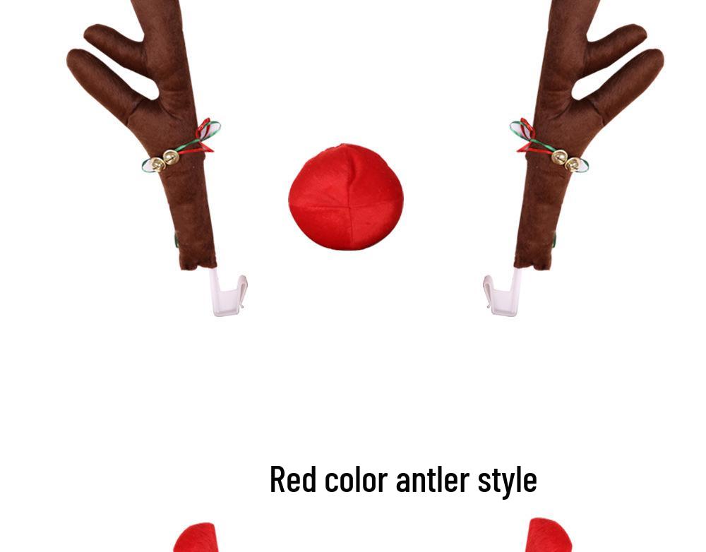 Christmas Car Reindeer Antler Decorations