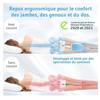 Poduszka Ortopedyczna Noga i Kolano Łagodzi Ból Ergonomiczna Pianka z Pamięcią Oddychająca Zmywalna Pasek Regulowany Poduszka Fixeyd PODUSZKA