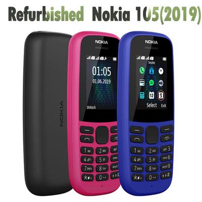 90% novo Recondicionado Nokia Original Nokia 105 (2019)  Celular SIM Único Dual SIM GSM 900/1800