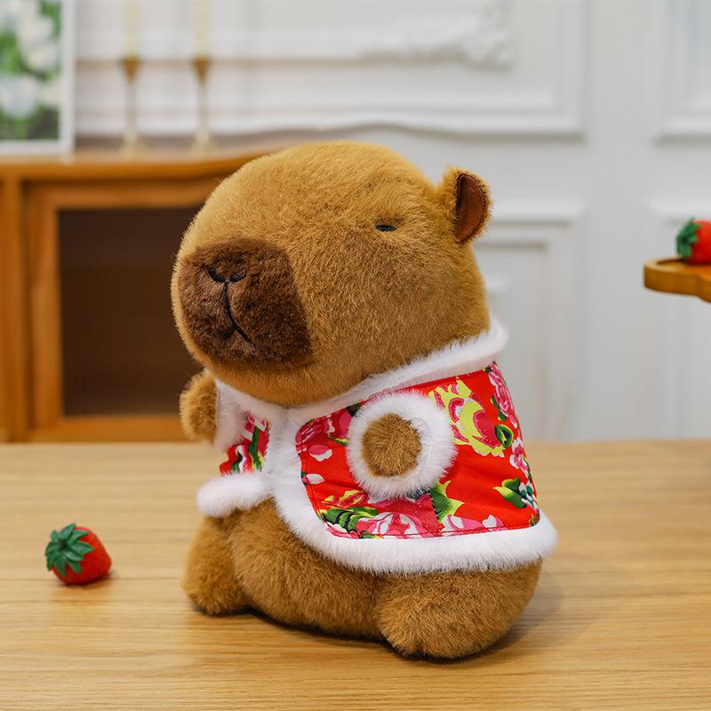 New Kapibara Plush Toys Capybara Dolls Dolls Stall Small Commodities Wedding Throwing Catch Dolls