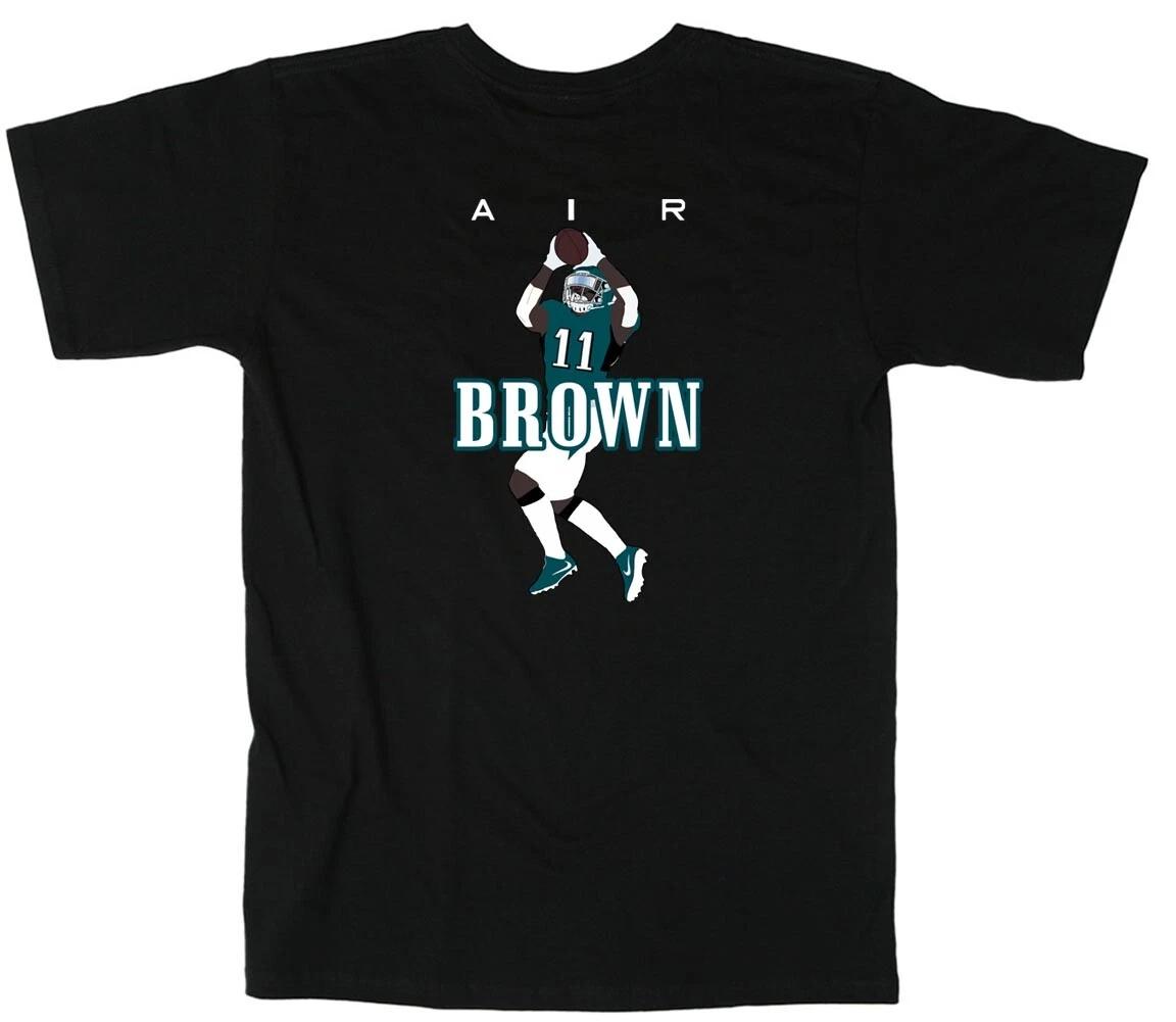 AJ Brown Philadelphia Eagles Philly AIR Long Short Sleeve T-Shirt M