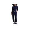 Polo Ralph Lauren Solid Color Logo Embroidered Lace-Up Casual Pants Women pants Navy-Blue WMPOPNTNBQ20240-410