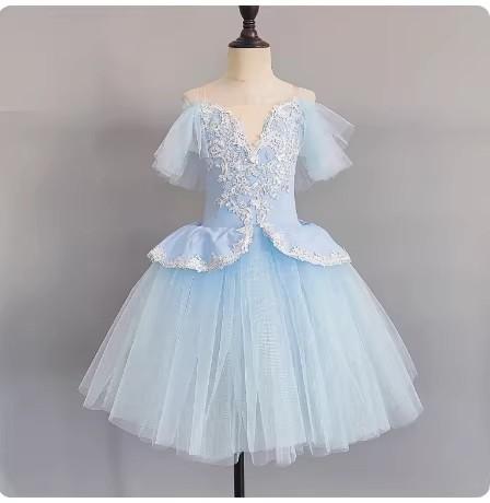Fashion Ballet Dress Stage Performance Costume Girl's Ballerina Outfit Children's Clothes Ballet Dance Wear Summer Dresses