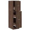 VidaXL Armoire apothicaire chêne marron 30x41x118 cm bois d'ingénierie, coffre d'apothicaire, meuble d'apothicaire, coffre à 855166
