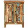 Sideboard with 2 Doors 55 X 30 X 70 Cm Solid Reclaimed Wood