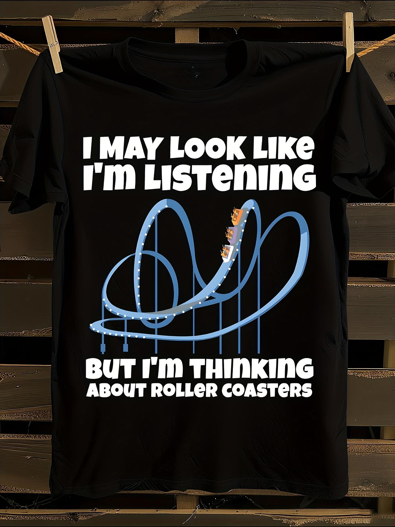 Funny Roller Coaster T-shirt XXL