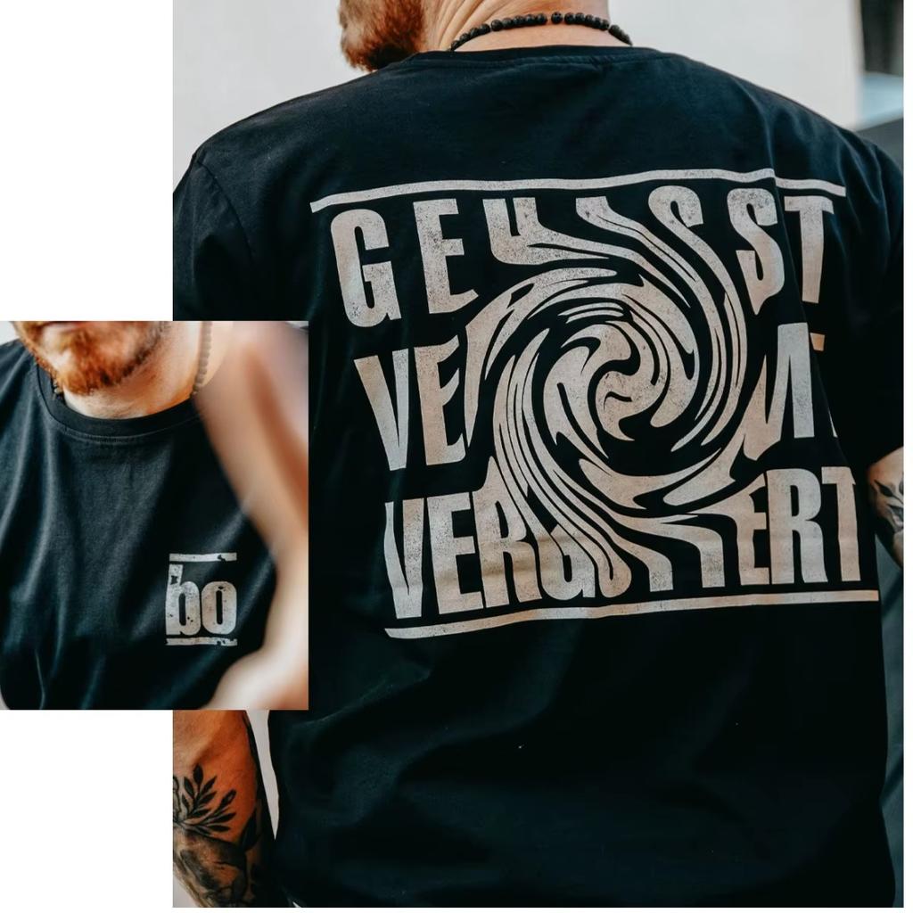 Böhse Onkelz 25 Cs Graphic T-shirt Vintage Washed Punk Rock Unisex Oversized Crew Neck Cotton Short Sleeve Tee Tops