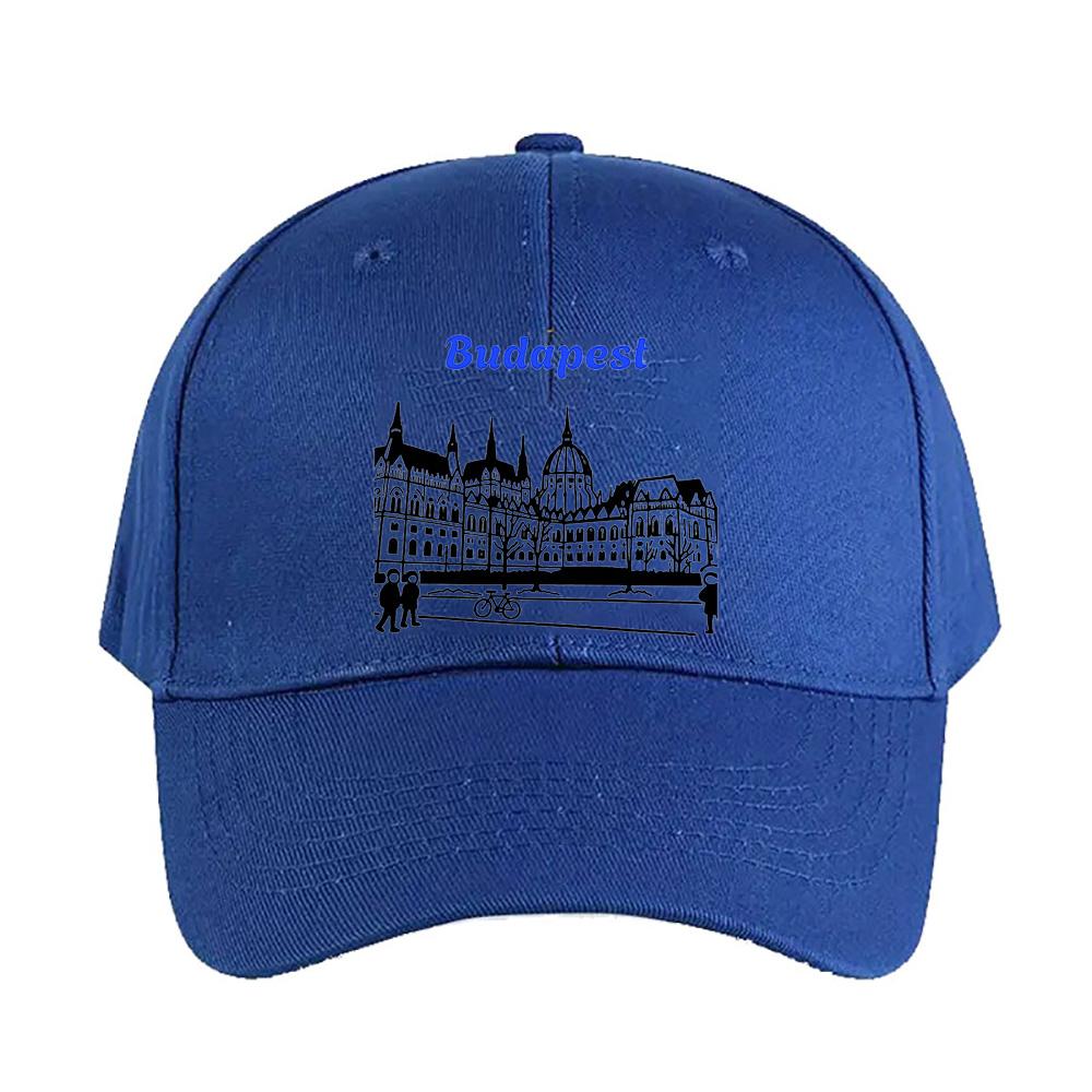 Budapest Parliament Baseball Cap Woman Men Summer Casual Sun Hat Adult Adjustable with Curved Brim Hiking Fishing Hat