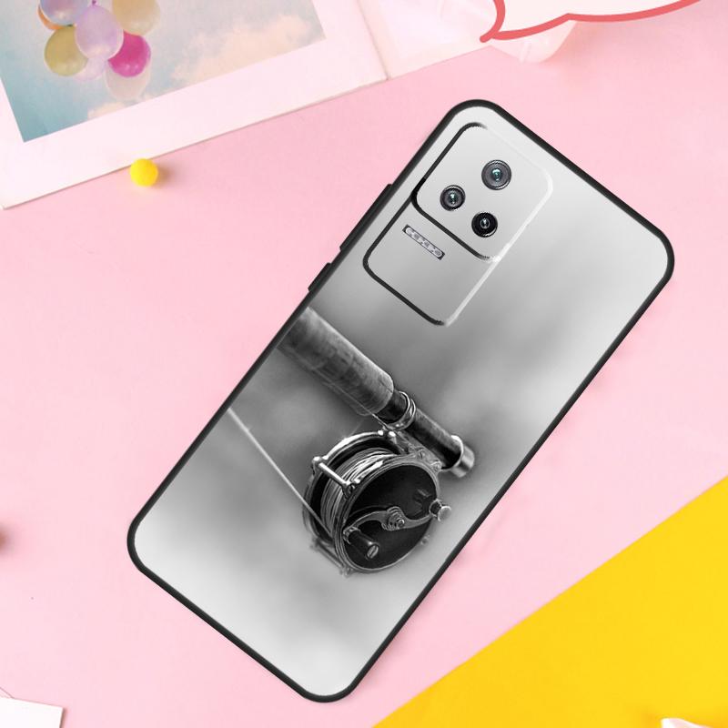 

Fishing Rod Case For POCO X6 M6 Pro X3 X5 F3 F5 M5s Xiaomi 14 13 Ultra 12 Lite 11T 12T 13T Pro Cover Mi 12
