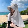 Summer Cycling Sunshade Neck Protection Extended Mask Shawl Integrated Sun Hat Women