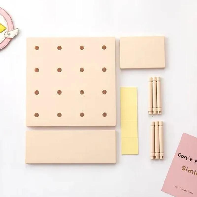 Home Decor Wall Shelves Decoration Hole Board Wall Storage Rack Storage Shelf Kitchen Bedroom Hanging Wall Shelves Wall Decor