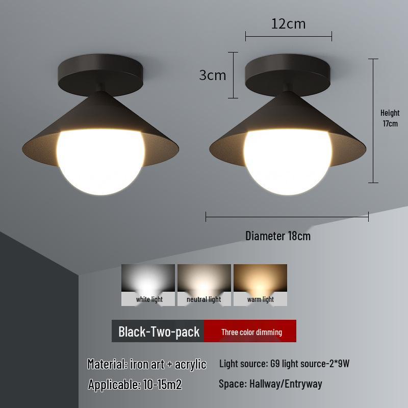 Nordic Modern Cream Corridor & Foyer Light for Living Room, Bedroom, and Balcony