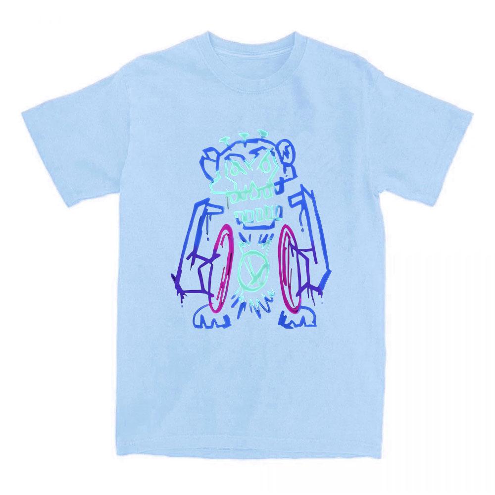 Game Jinx Arcane Tshirts Short Sleeve Summer Oneck Teeshirt Graphic Printing Clothes Hip Hop Streetwear Unisex Cotton Soft Tee