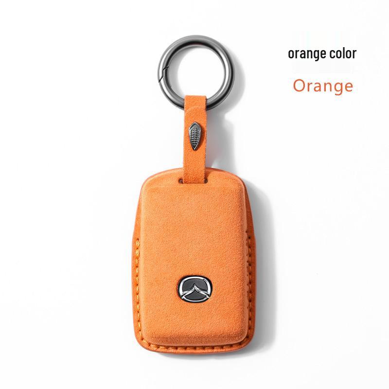 Suede Key Case for Mazda 3, CX-4/5, Atenza, CX-30