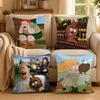 Cartoon B-BrickleberryS Cushion Cover Double-Sided Printed Pillow Cover Hypoallergenic Dust-Mite Proof
