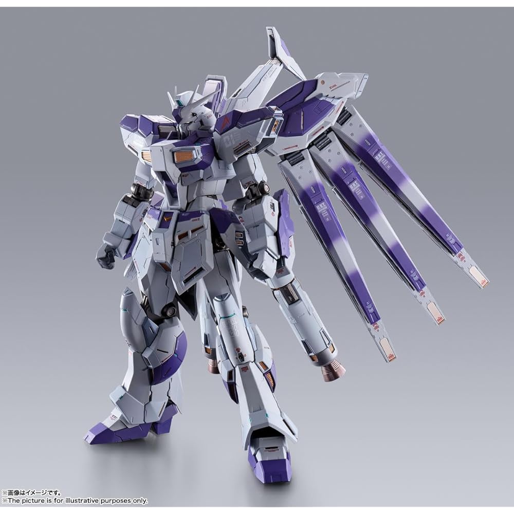 TAMASHII NATIONS Metal Build Mobile Suit Gundam Hi-Nu Gundam Figure 205mm ABS PVC Diecast Painted Action Figure