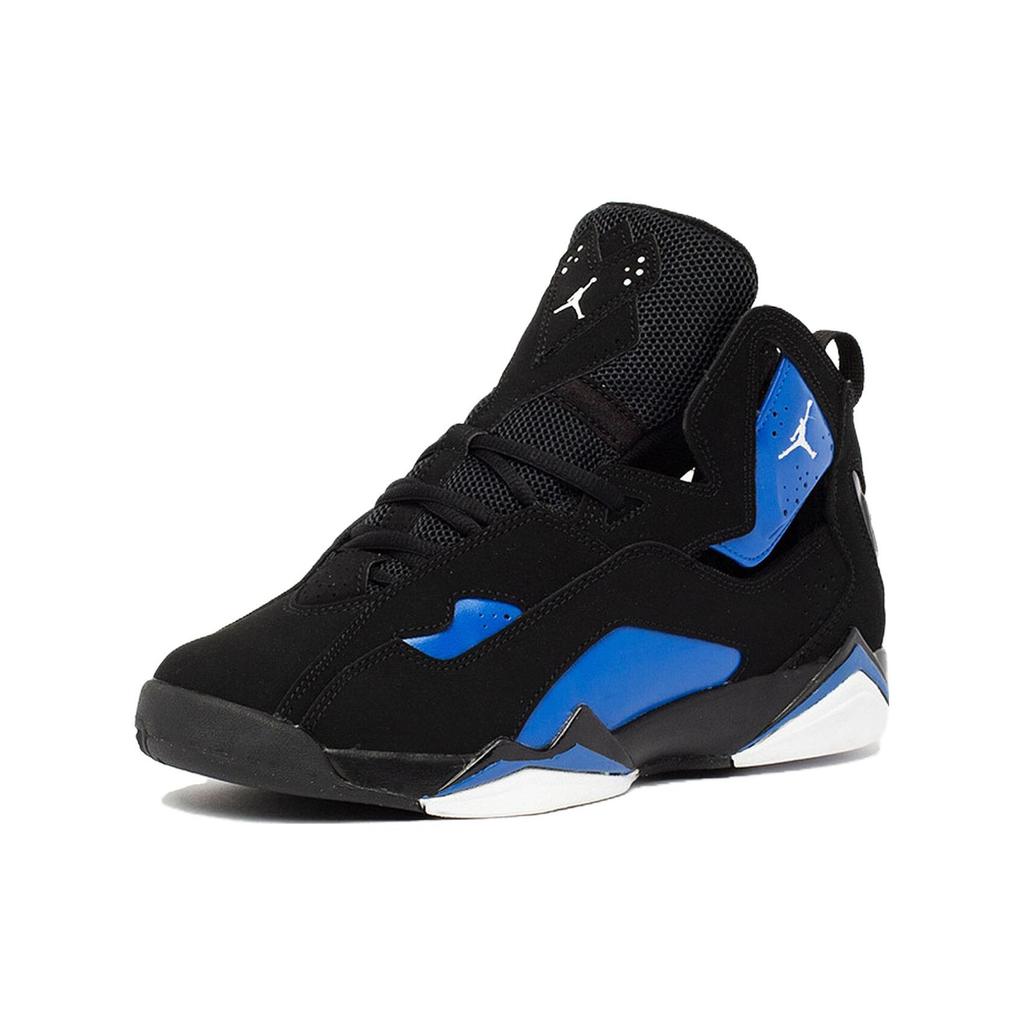 jordan true flight black white game royal