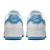 Nike נעלי סניקרס לגברים אייר פורס 1 07 לבן כחול מזל דלי FQ4296-100